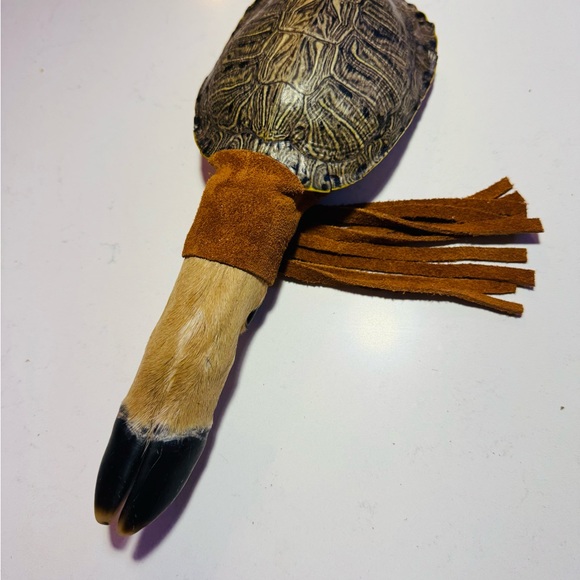 Hand made turtle rattle 12” with a rich sound - Picture 5 of 5